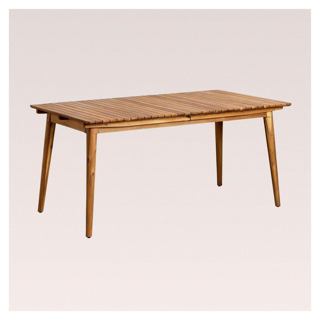 Rechteckiger ausziehbarer Gartentisch 160-210x90 cm aus Tenay-Akazienholz