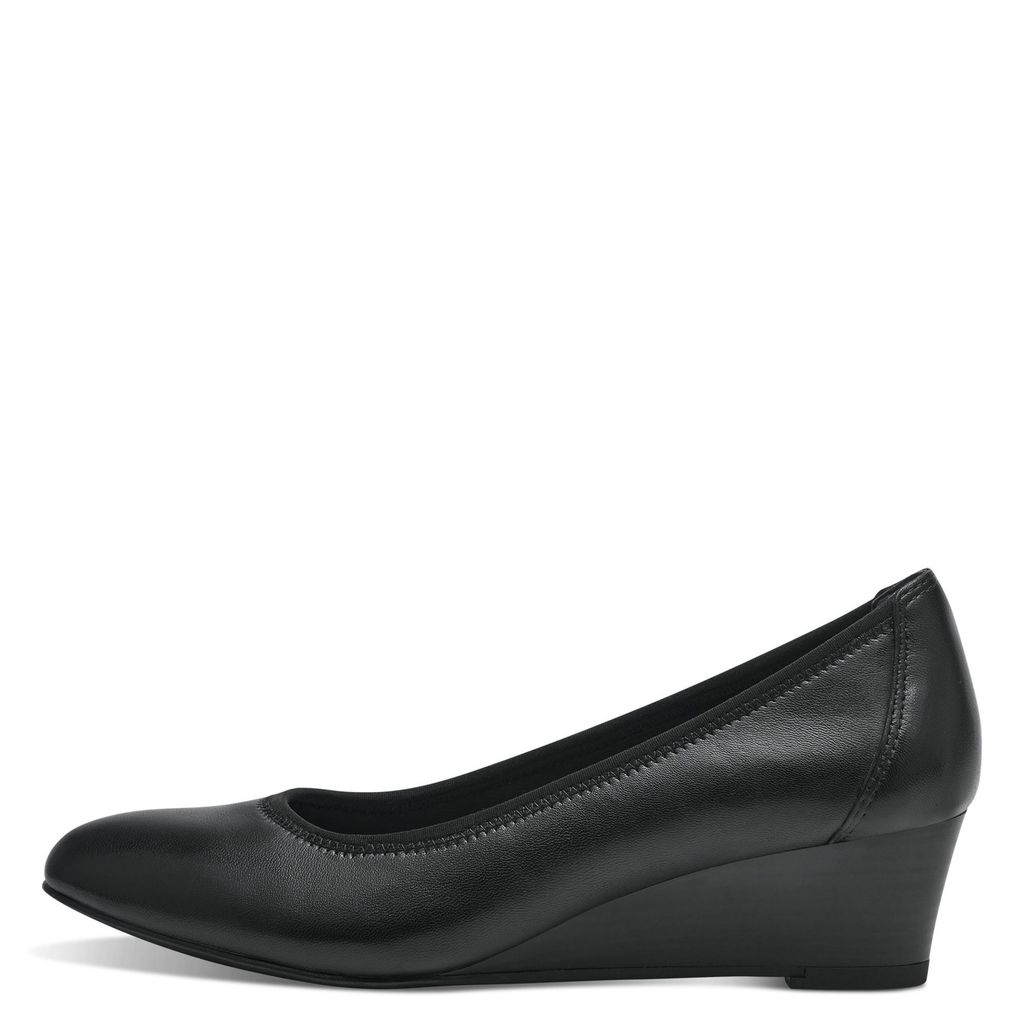 Tamaris Damen Pumps Leder Keilabsatz TOUCHit Fußbett Produktbild 3