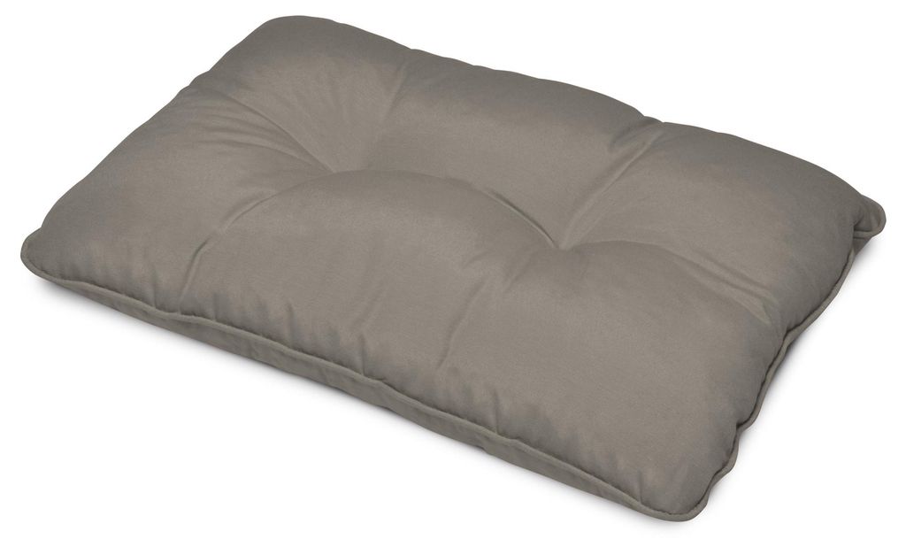 Beautissu Lounge Kissen Outdoor Rückenkissen Flair LK, 60x40x12cm, Grau