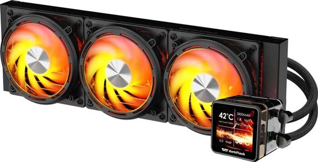 Refroidisseur AIO darkFlash DE360 Noir Silencieux 12cm Haute Pression