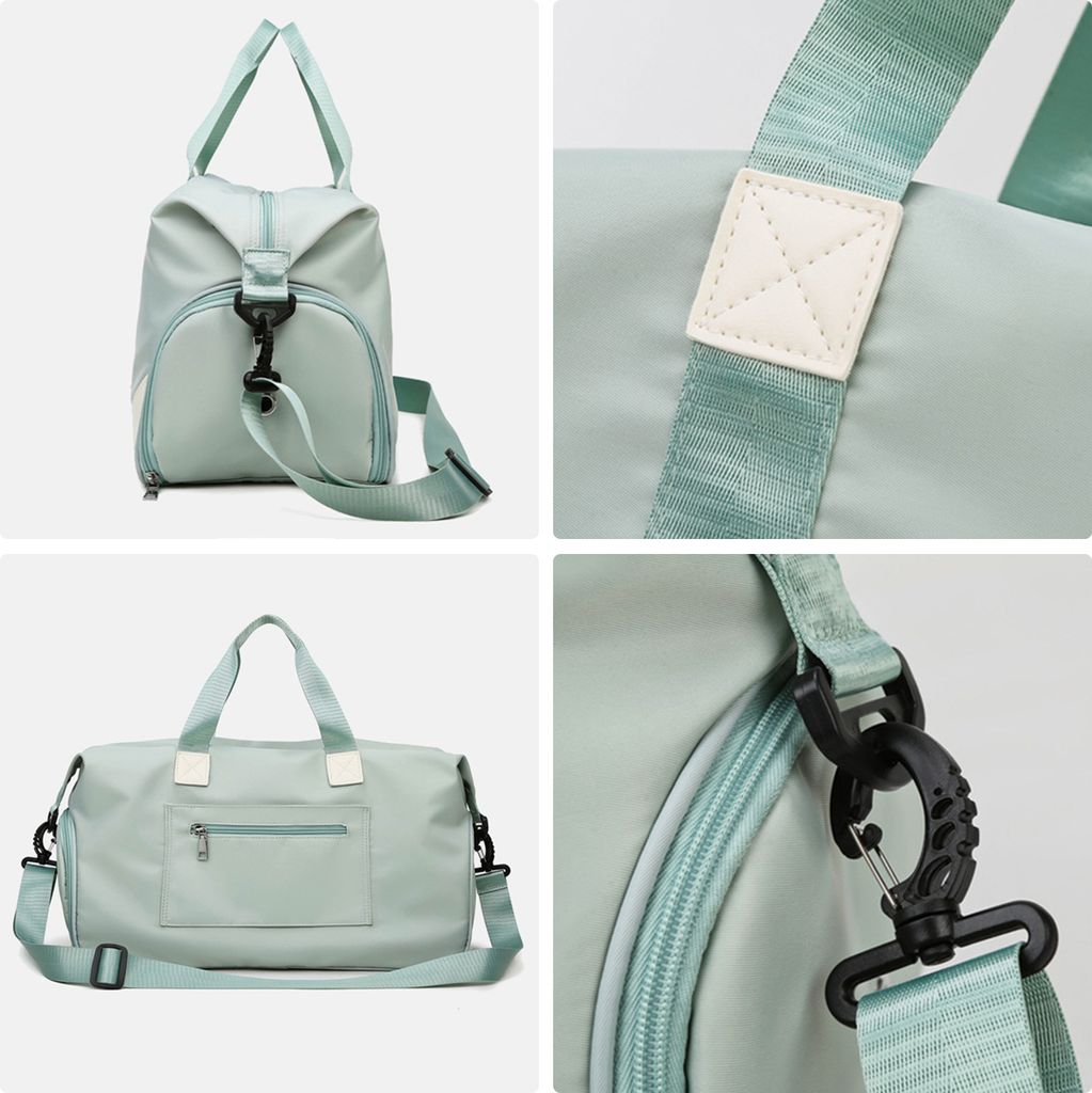 Cozary Faltbare Sporttasche 31L - Mit Schuhfach & Nassfach, Wasserabweisend Für Gym & Reisen