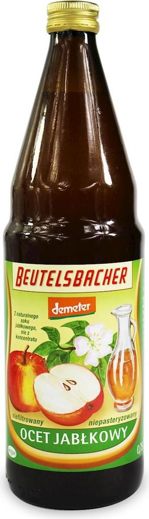 OCET JABŁKOWY 5 % NIEFILTROWANY DEMETER BIO 750 ml - BEUTELSBACHER