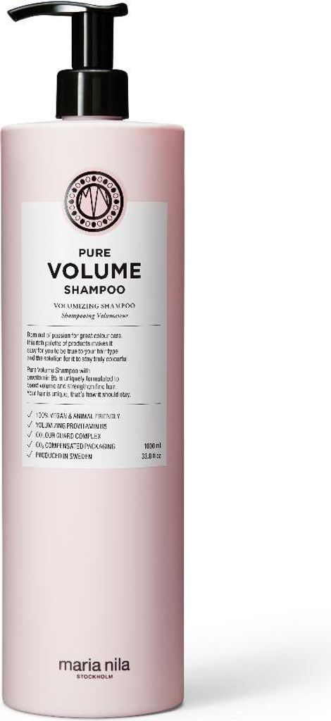 Maria Nila Pure Volume Shampoo 1000ml Immagine del prodotto 