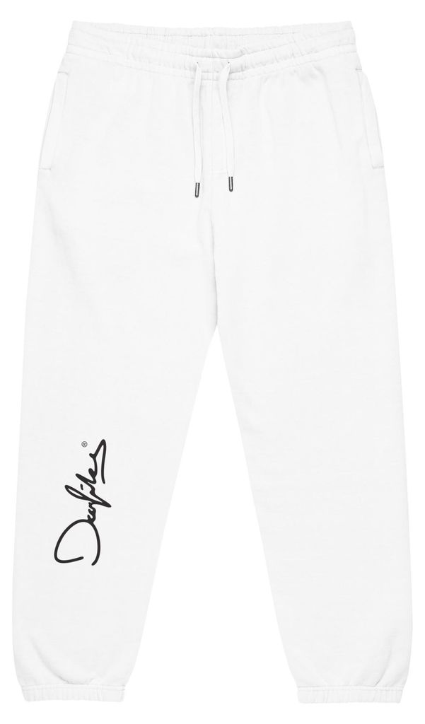 DECALVIBES Damen Jogginghose Urban Signature - Weiß , 3XL