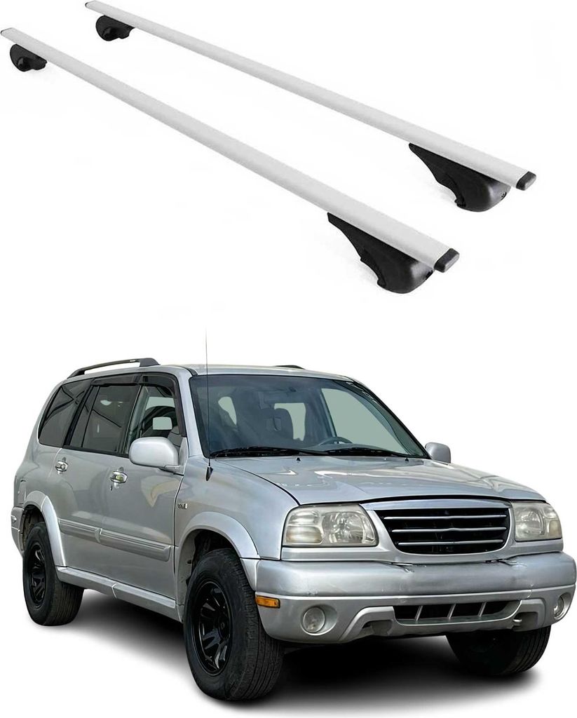 Dachträger Grundtäger für Suzuki Grand Vitara mk1 1998-2005 75kg Metall Grau 2x