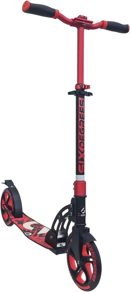 SIX DEGREES 597 Aluminium Scooter 205, racing red