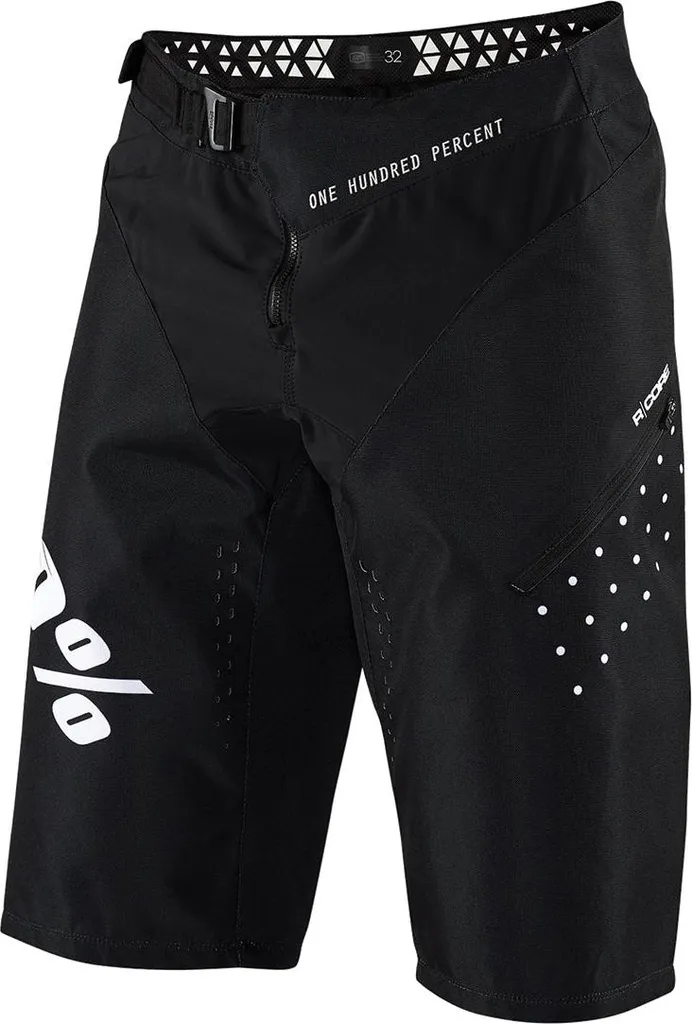 Short VTT Descente R-Core Idéal pour Sessions Bike Park Noir T30