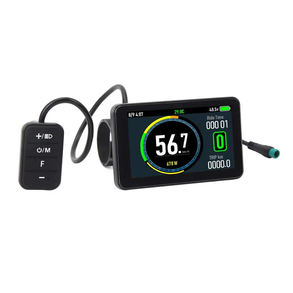 Compteur d'Affichage LCD pour Vélo Électrique Trajet Urbain VTT
