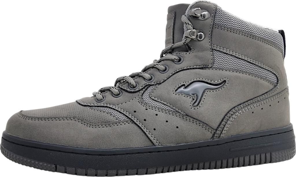 KangaRoos K-Watch Bliz Sportschuhe Herren Sneaker sportlicher Schnürer Grau Freizeit, Schuhgröße:44 EU