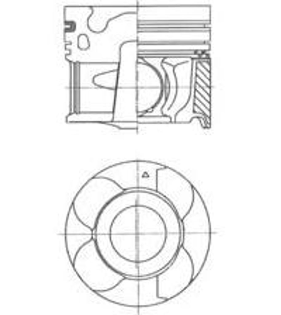 KOLBENSCHMIDT 41710620 Kolben OE kompatibel mit Focus, Verso, RAV 4, Avensis, Auris