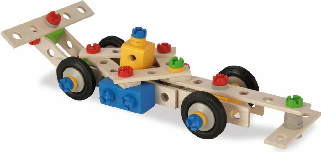 Jeu de construction Grue en bois Constructor Eichhorn pour enfant - 3