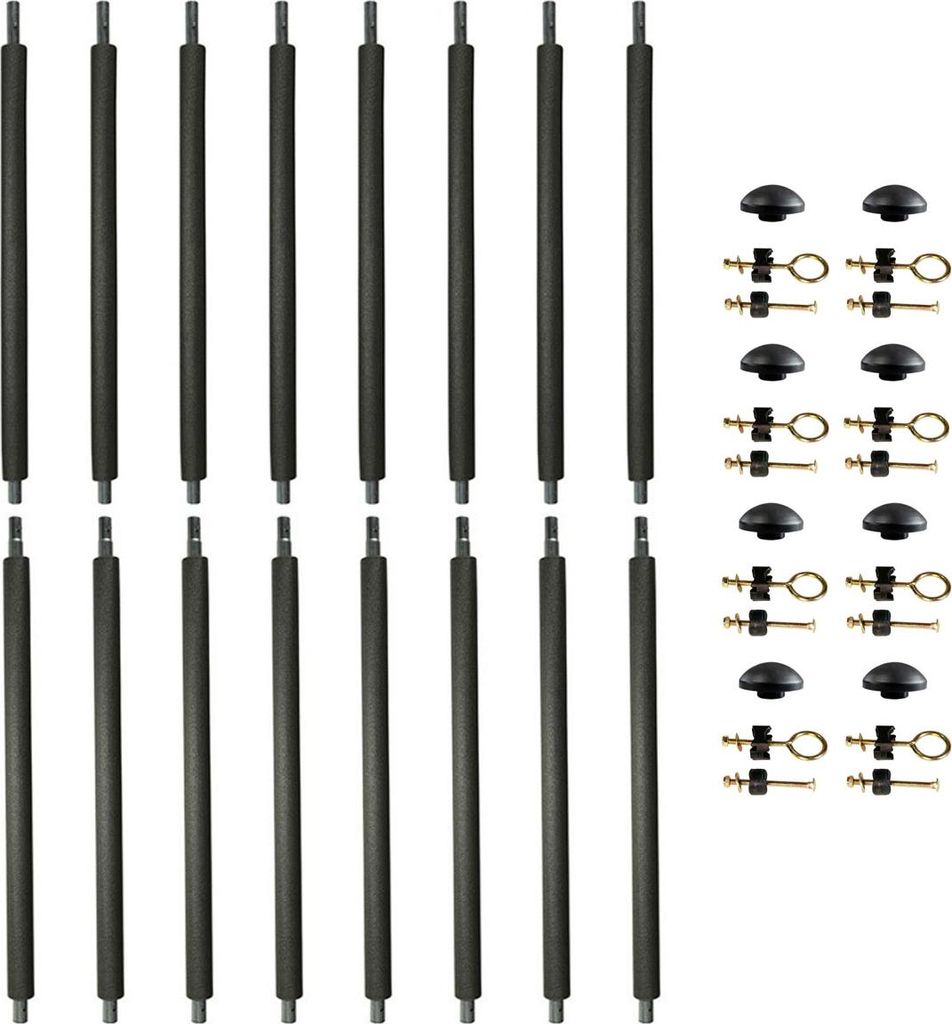 Set di 8 aste per trampolino Ø 25 mm, con imbottitura in Immagine del prodotto 