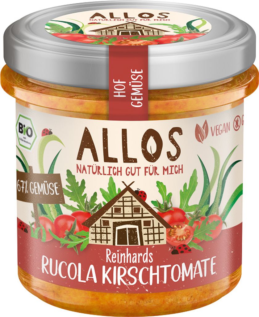Allos 384212, Zeleninová paštéta, 135 g, Nemecko, 864 kcal, Obrázok produktu 