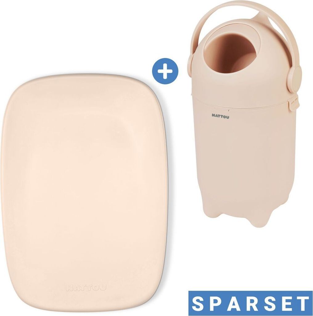 Nattou Wickel-Set mit Wickelunterlage Softy