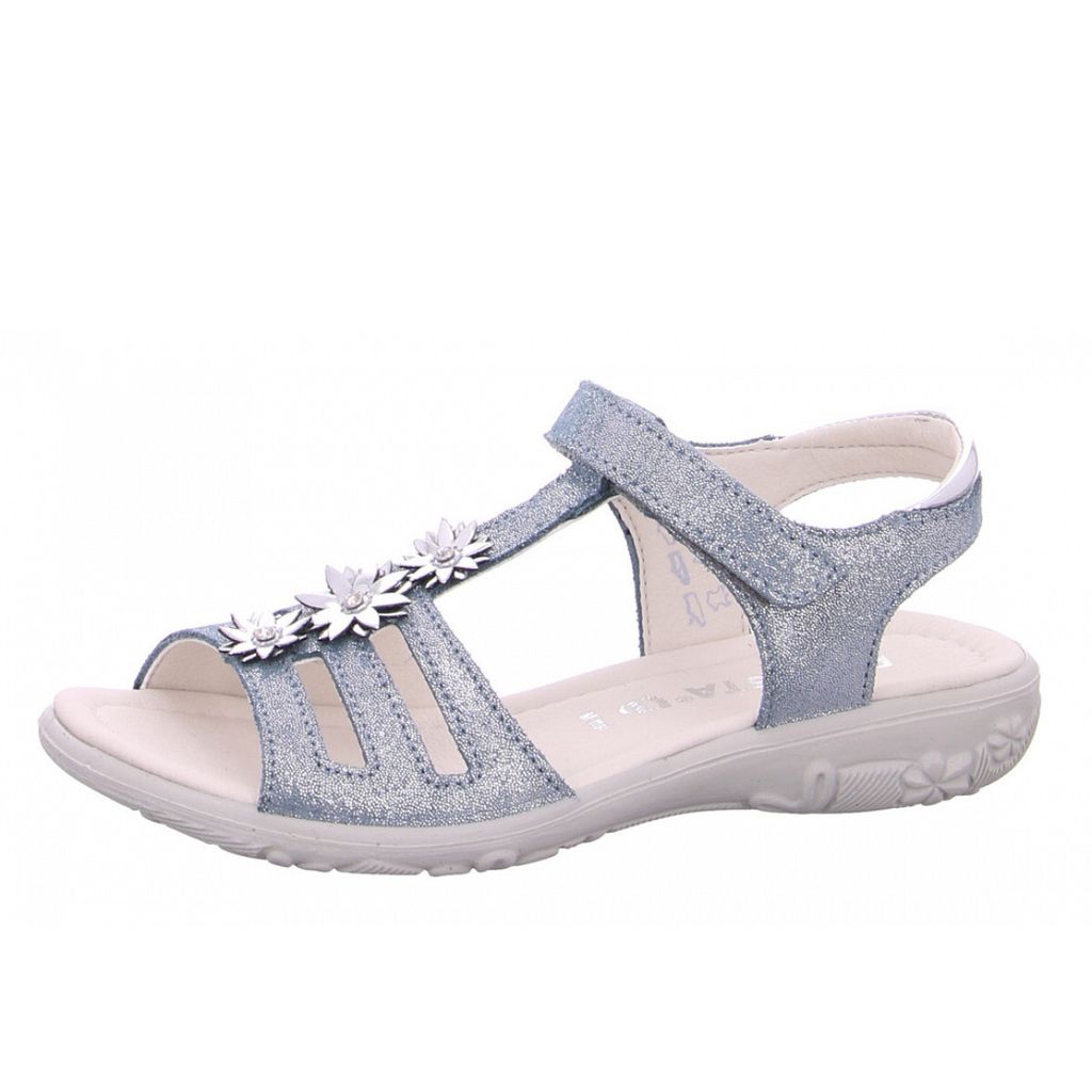 Ricosta Cleo Mädchen Sandale in Blau, Größe 28