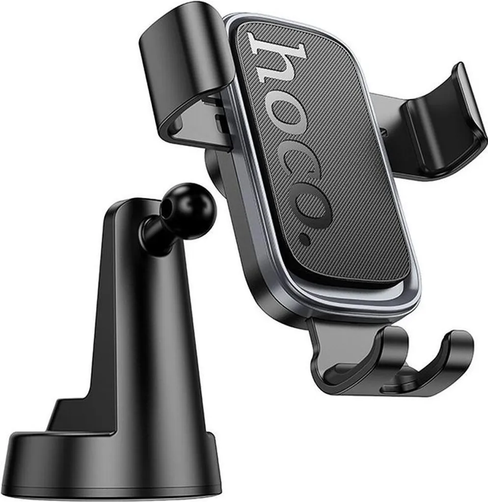 Supporto Auto HOCO H81 Grigio: Gravity Mount per Cruscotto Top - 4