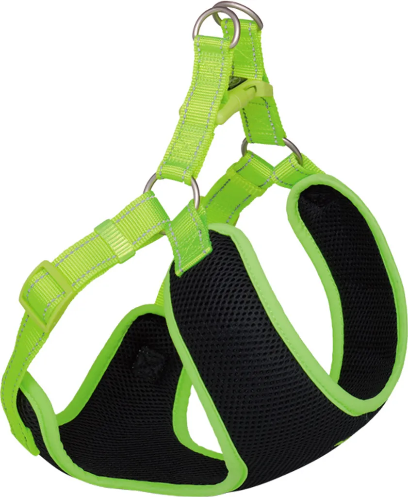Pettorina Giallo Neon Nobby Black Mesh Reflect L | Comfort Estremo Cane