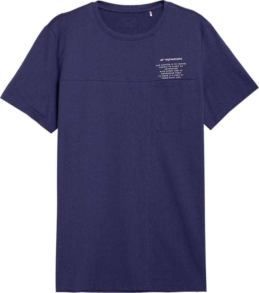 4F Tshirts SS23TTSHM299GRANAT, 4FSS23TTSHM299GRANAT, Größe: 176