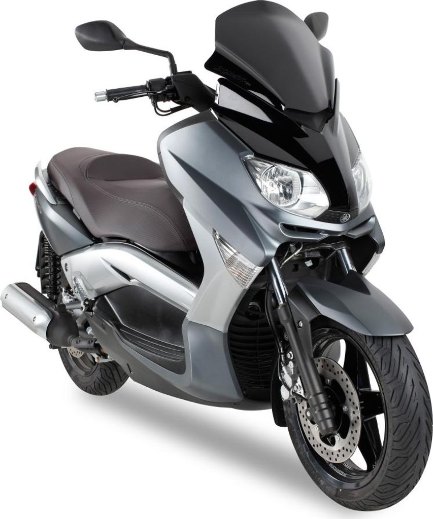 Für Yamaha X-Max 125-250 (10-13) Windschutzscheibe 37 X 43 Cm Schwarz