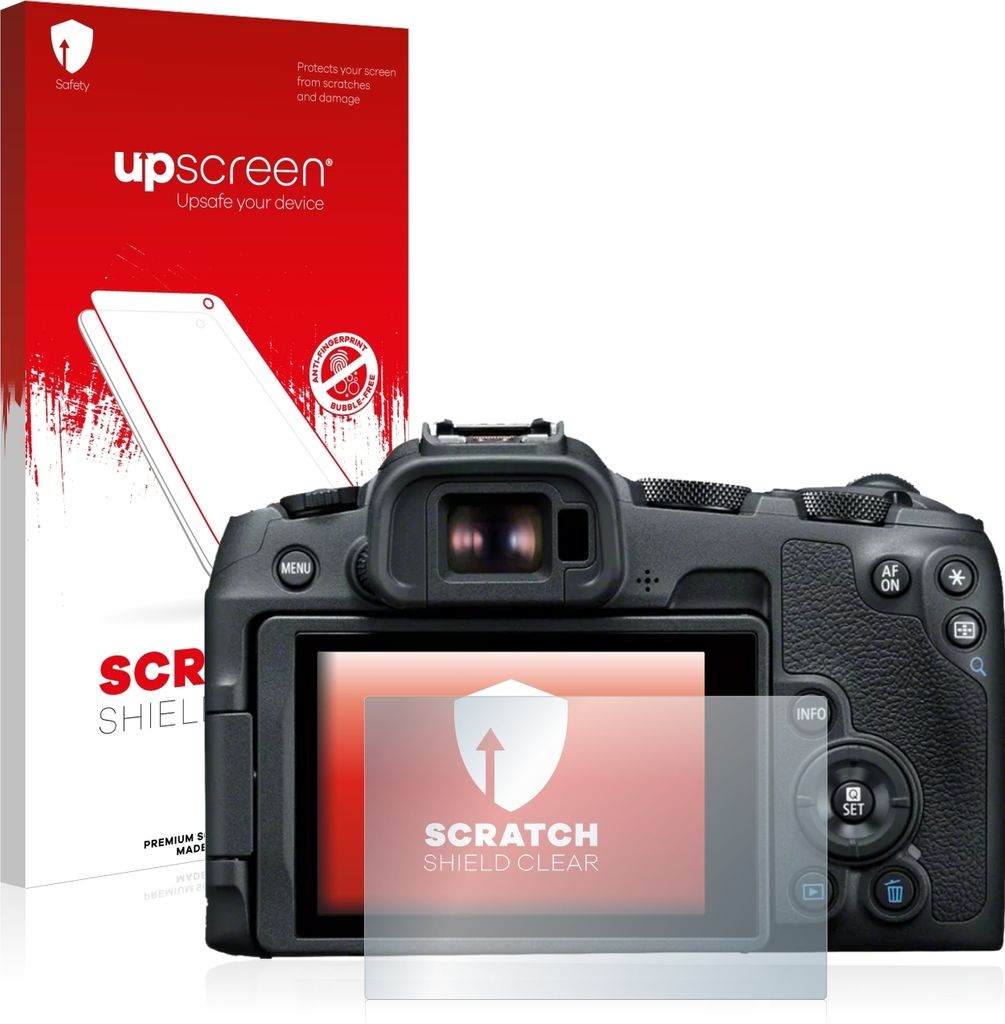 upscreen Schutzfolie für Canon EOS R8 Displayschutz Displayschutzfolie Folie Klar Transparent