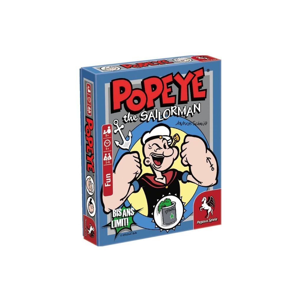 Popeye the Sailorman: Bis ans Limit! (Bierdeckelspiel)