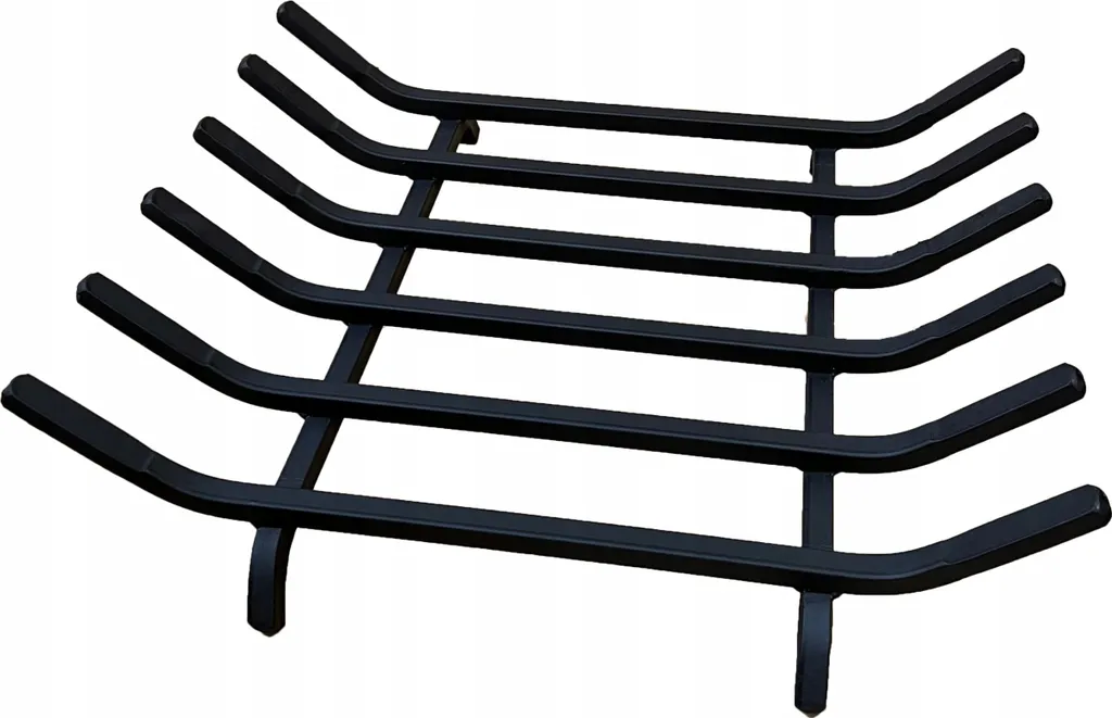 Grille à bois 45x48cm épaisse et durable pour poêle et cheminée bois