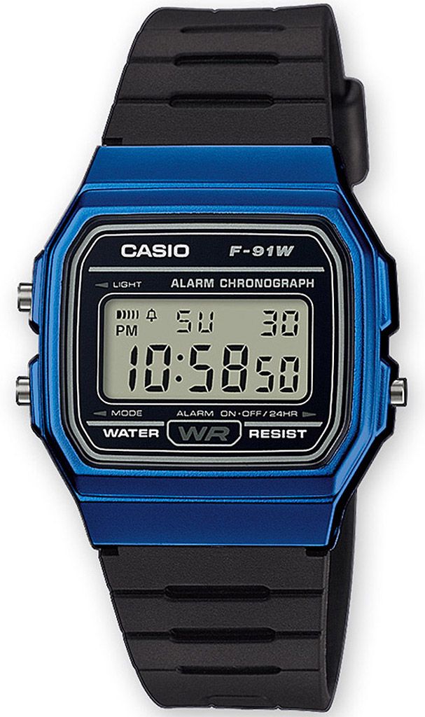 Casio Collection Retro Uhr Digitaluhr F-91WM-2AEF