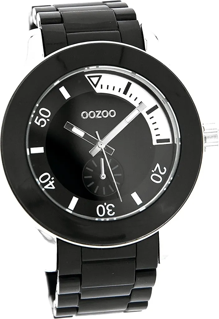 Montre Oozoo D2UOC4259A Analogique à Quartz Bracelet Noir Mat