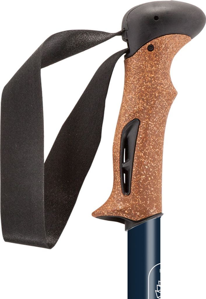 Leki Dolomit SL 110 - 145 cm Trekkingstöcke Teleskopstöcke dunkelblau , Farbe:Blau