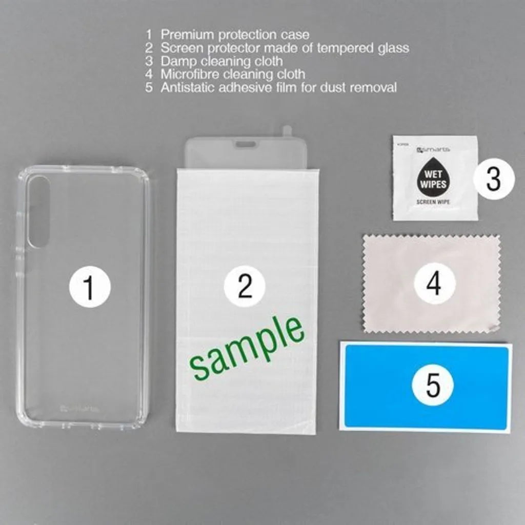 Cover Invisibile iPhone 7/8/SE 4smarts | Kit Protezione Totale 360° - 3
