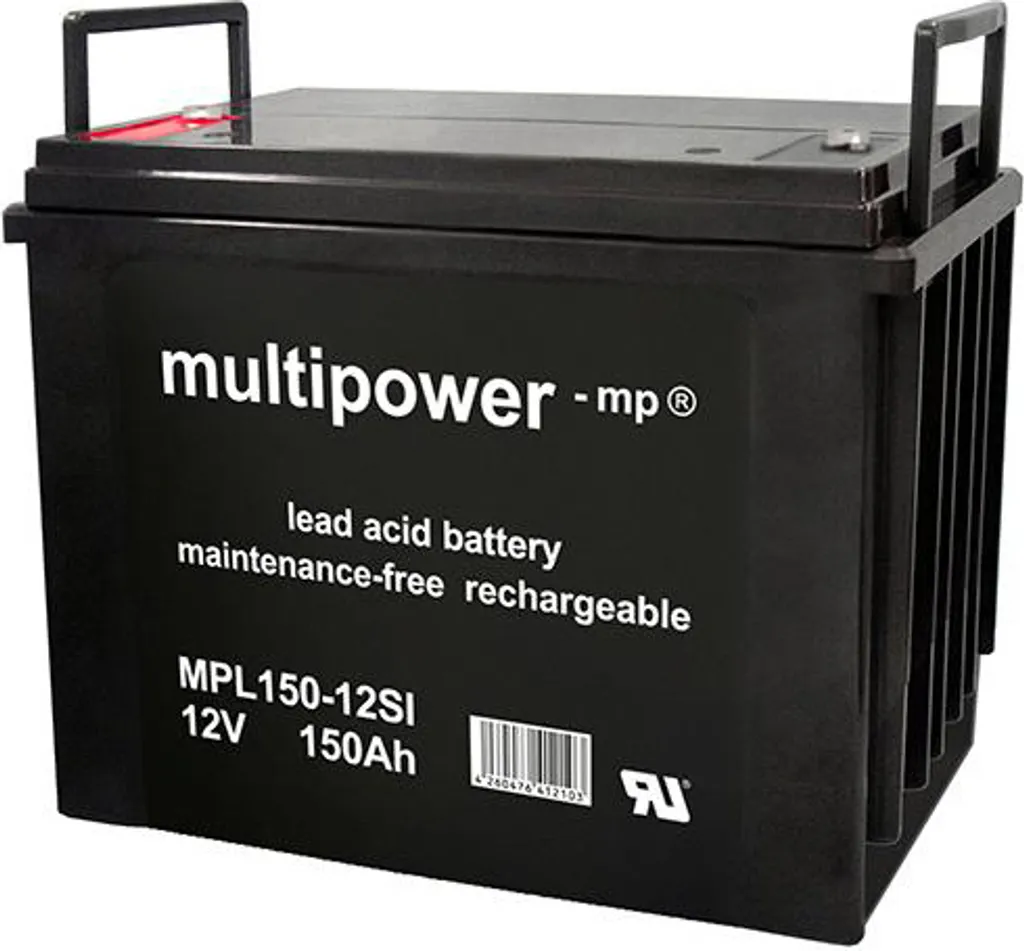 Batterie plomb étanche 12V 150Ah Multipower MPL150-12SI sans entretien