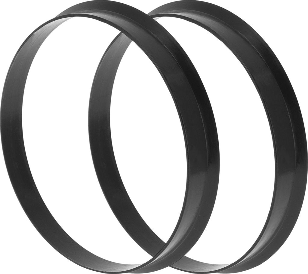 Auto Radnaben-Zentrierringe Räderzentrumswelle Stoßdämpfende Nabenringe aus strapazierfähigem Polycarbonat OD 72,6 mm bis ID 70,6 mm 2 Stück S...