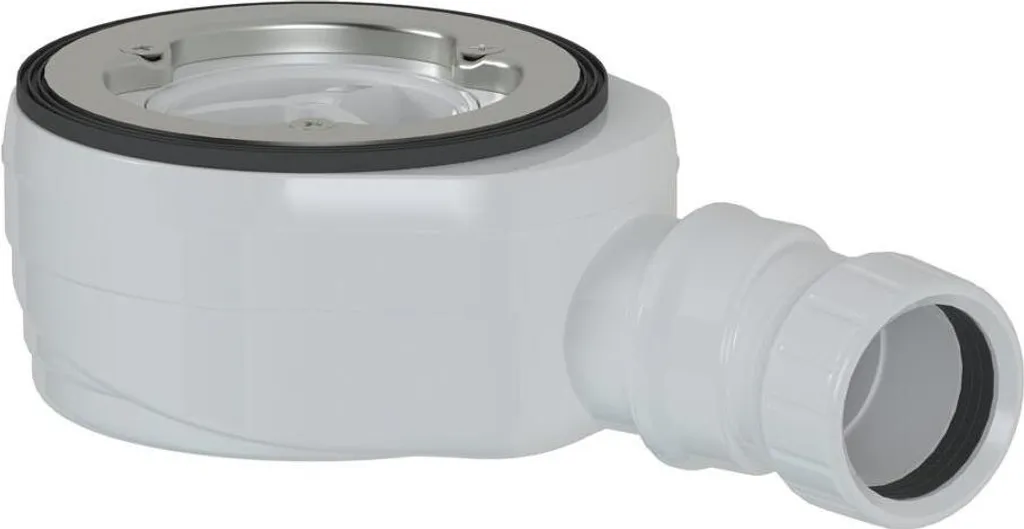 Sifone Doccia 90 mm Universale DN40 | Facile Montaggio Ispezionabile Basso