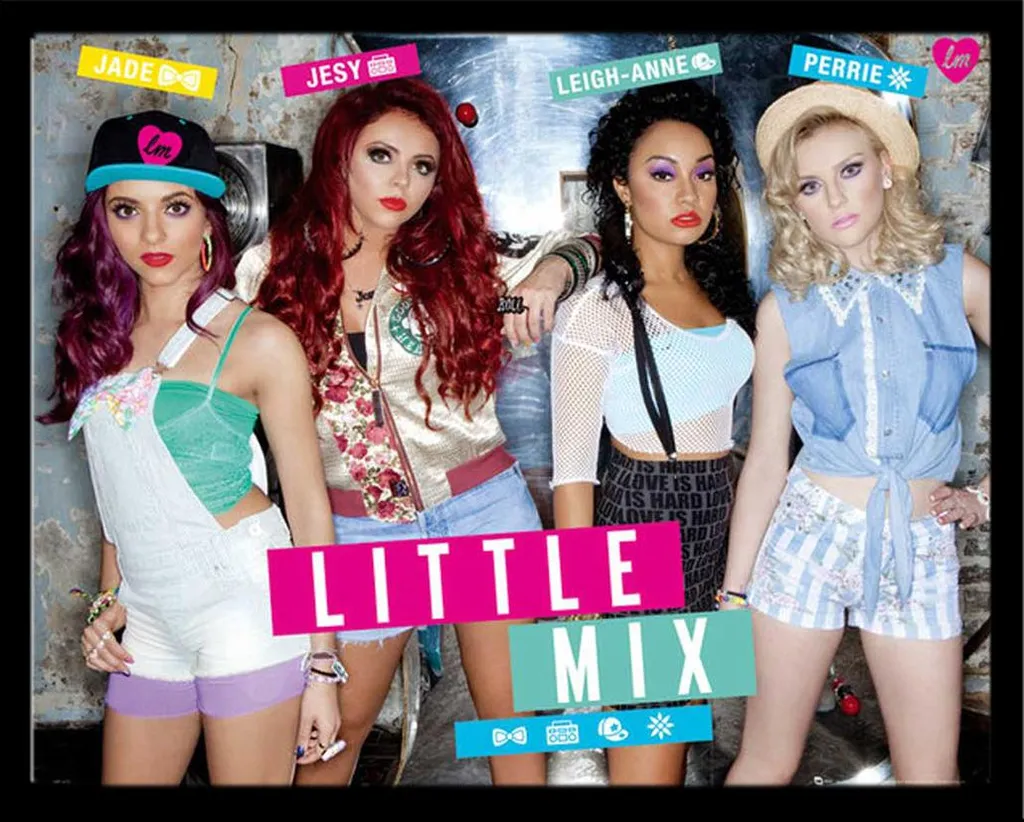 Décoration de Chambre Fan Little Mix - Cadre Noir Shinsuke Amovible