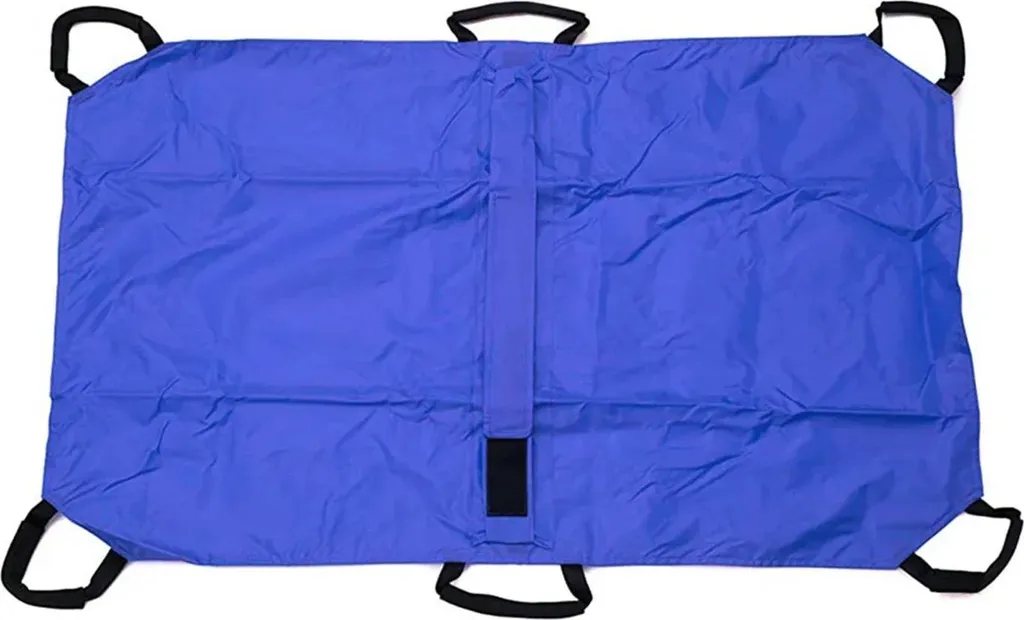 Sac de transport indestructible anti-morsures bleu pour animal agité