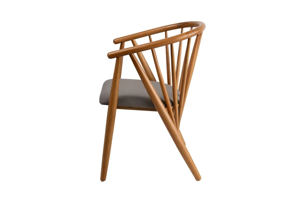 Chaise Doris en Bois de Chêne Véritable Haute Qualité Design Skye Decor - 5