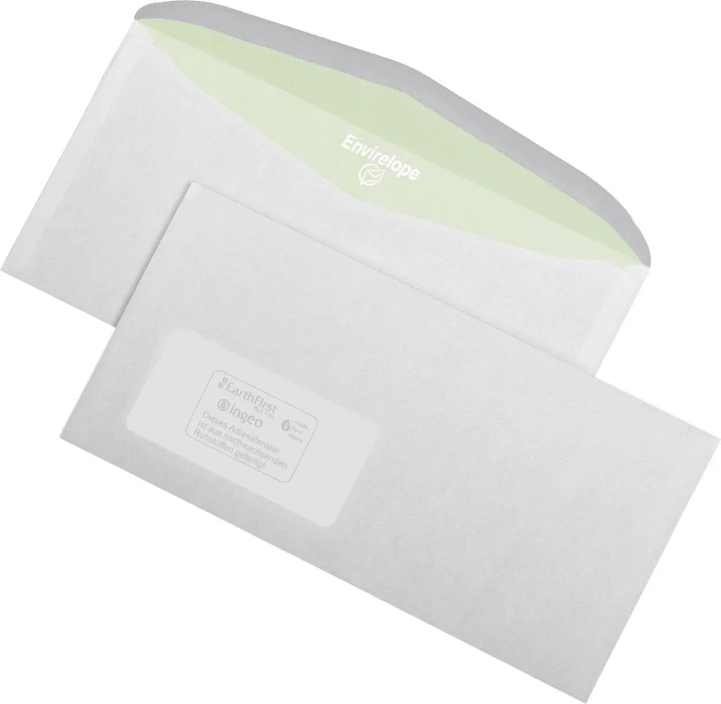 Lot de 1000 enveloppes gommées Envirelope 30005402 avec fenêtre 75g