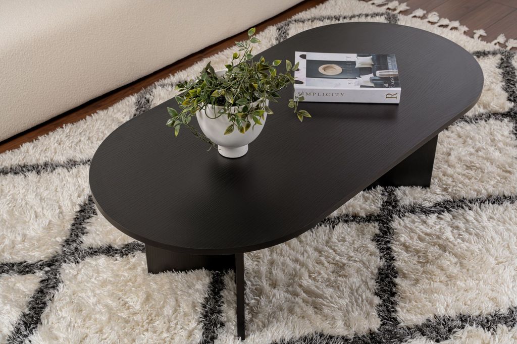 Skye Decor, Sable - Wood Black, Couchtisch, Holz Schwarz, Produktbild 3