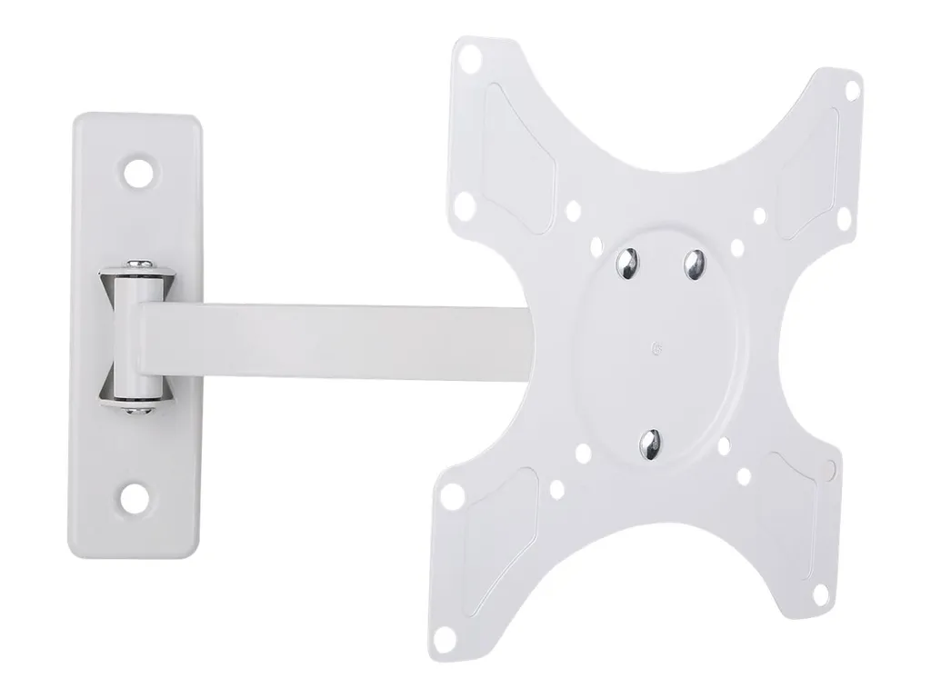 Support TV Mural Inclinable Blanc pour Écran 37 Pouces ICA-LCD-2901WH