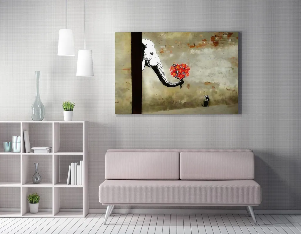 Tableau sur Toile Coton et Polyester 70x100 cm Wallity Haute Qualité - 2