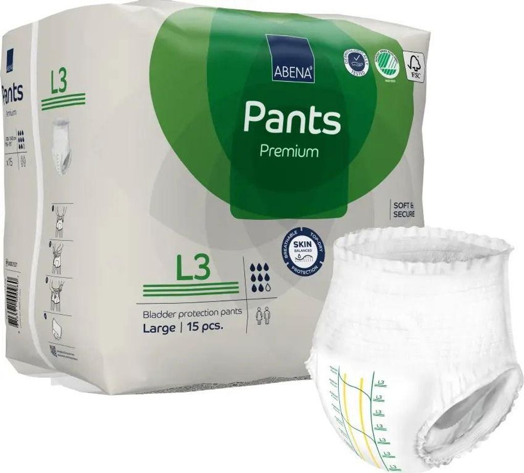 Abena Pants Slip assorbente Premium L3, traspirante, anca Immagine del prodotto 