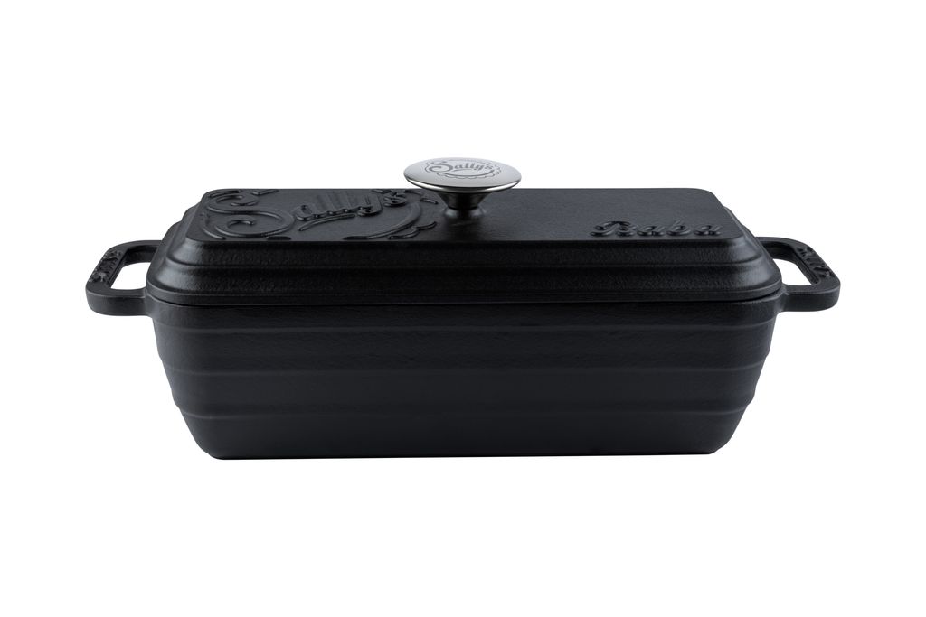 Sallys Gusseisen Brotbackform Baba  - Carbon Black Produktbild 