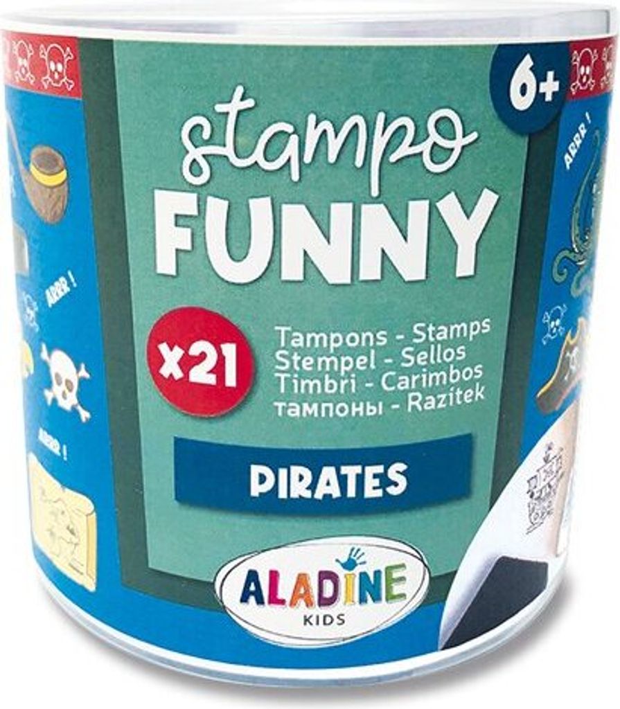 ALADINE - Kinder Stempel Funny Piraten Produktbild 