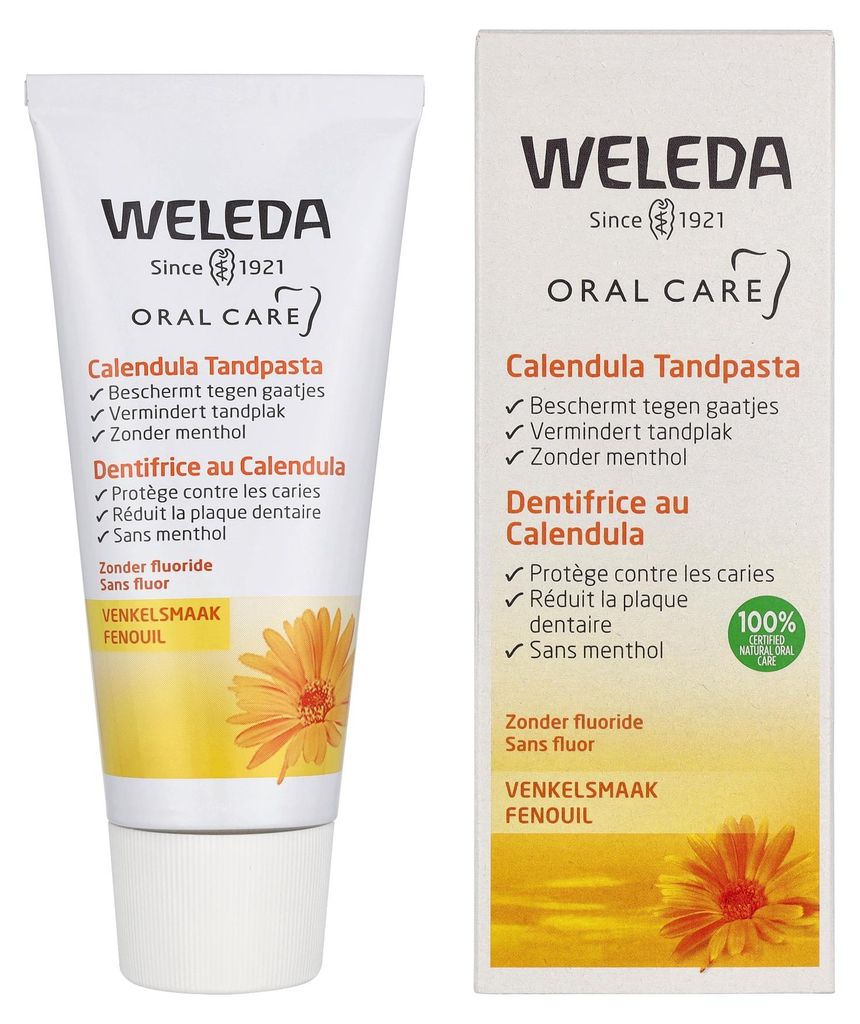 Weleda Zahncreme Karies-Schutz ohne Menthol, 75 ml Produktbild 