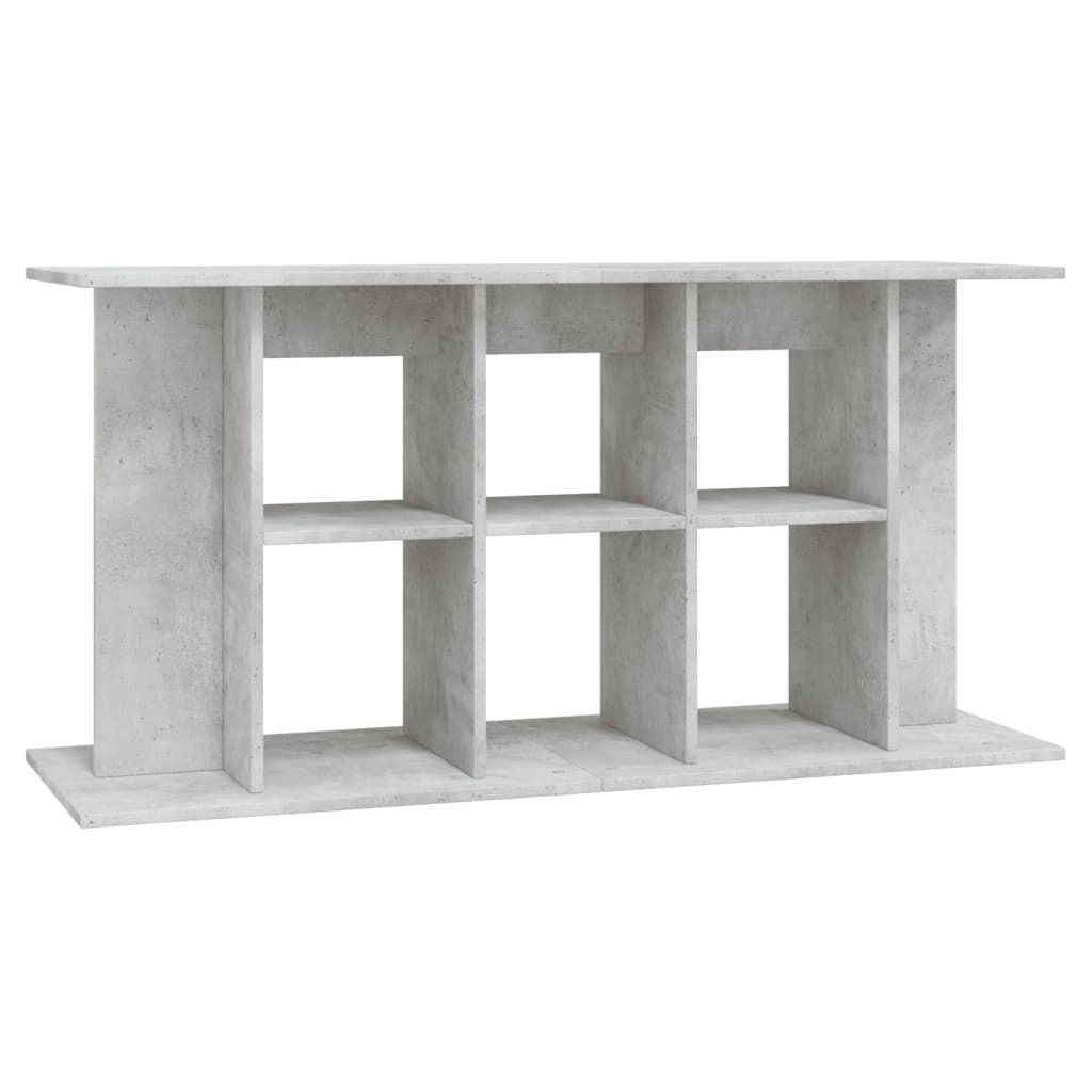 vidaXL Support pour aquarium gris béton 120x40x60 cm Bois Image du produit 
