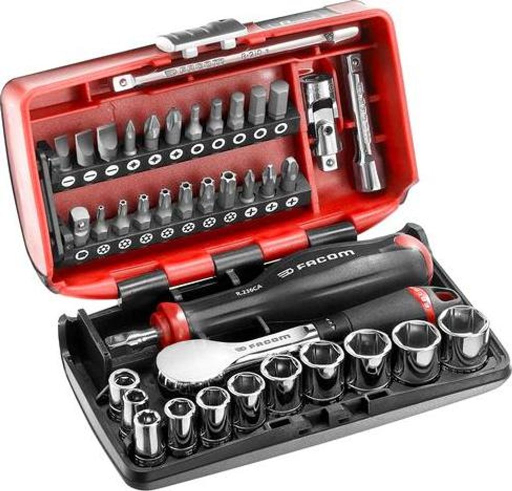 Facom 1/4Z Steckschluesel-Satz, 38tlg Produktbild 