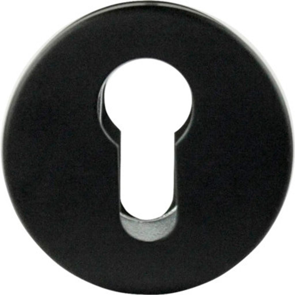 Rosettenpaar PZ schwarz matt Ø 54 mm Produktbild 
