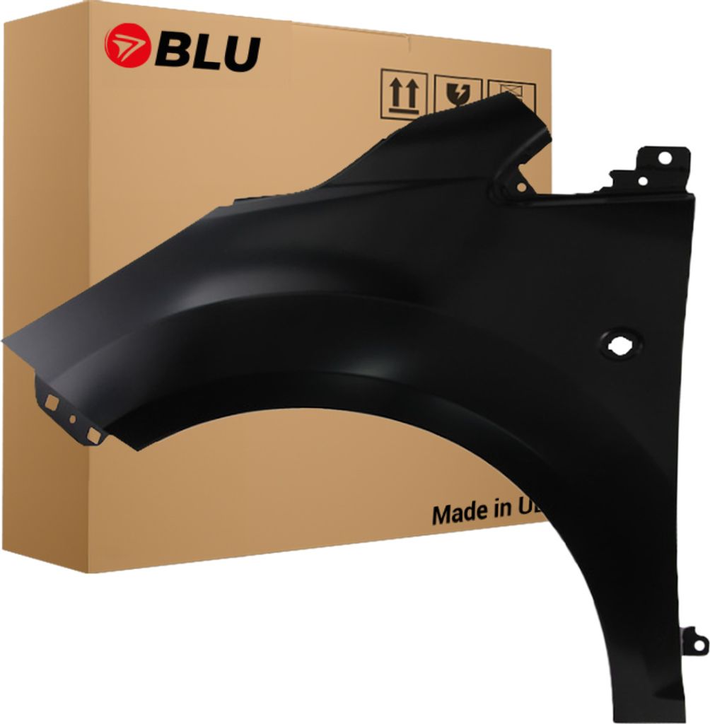 BLU Kotflügel Passend für Ford KA II 2 JAYC Links Schwarz Panther Black | 2008-2015 | Vorderseite Vorne | Lackiert | Einbaufertig