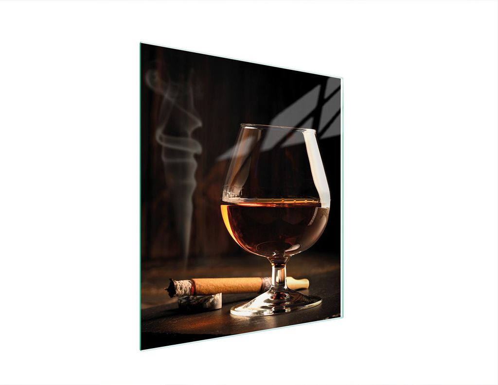 Glasschneidebrett 45x52 Wein
