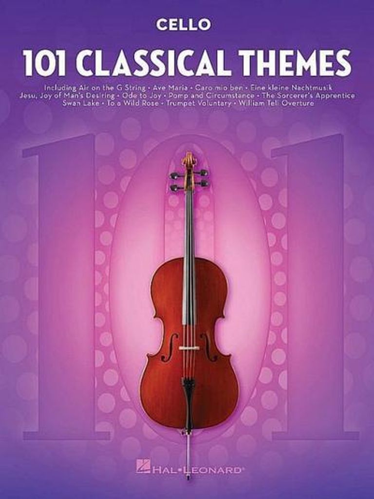 101 klasických skladieb – noty pre violoncello. Základný Obrázok produktu 